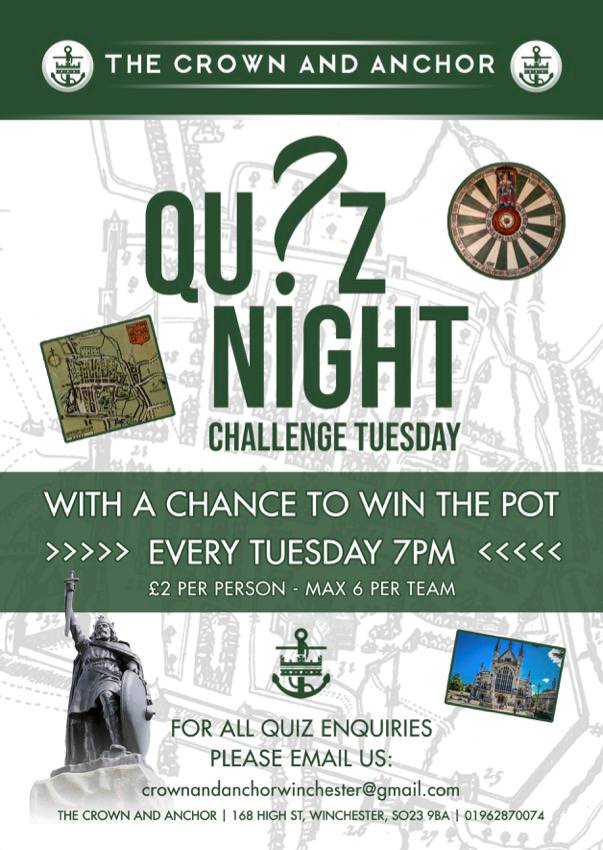 Crown And Anchor Quiz Poster